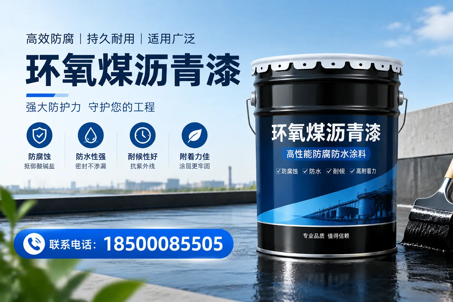 环氧煤沥青漆的施工方法详解,助力黑河企业高效完成项目